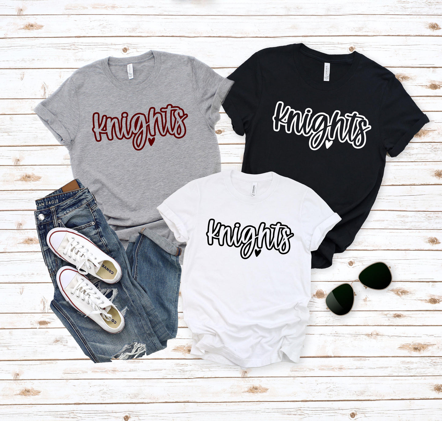 Lutheran Knights Soccer Shirt | Knights T-Shirt | LHS Spirit Wear Tee | Soccer T-Shirts | Soccer Shirts