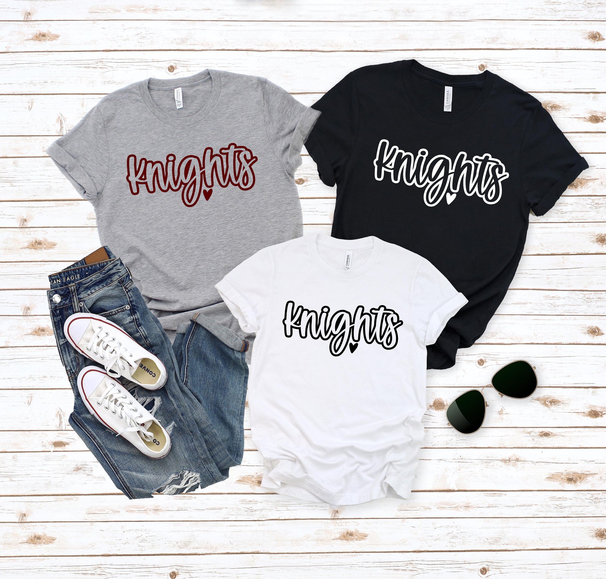 Lutheran Knights Soccer Shirt | Knights T-Shirt | LHS Spirit Wear Tee | Soccer T-Shirts | Soccer Shirts