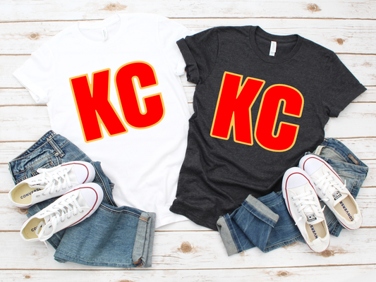 Kansas City | Black Kansas City Shirt | KC Graphic Tee | Kansas City Shirts for Him | Cute Super Bowl Shirts for Her | Plus Size Football T-Shirt