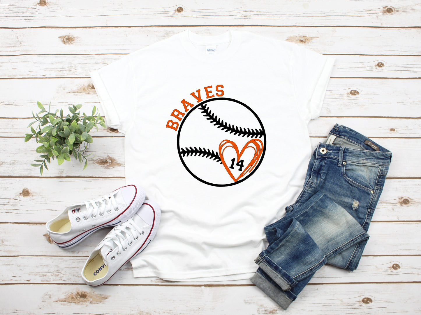 Our Ranch Life Designs Bonner Springs Braves Baseball Shirts | Braves Baseball Graphic Tees| Sweatshirt | Baseball Mom T Shirt | Braves Shirt for Her